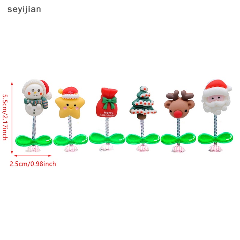 Tượng Ông Già Noel Lắc Đầu Trang Trí Bảng Điều Khiển Xe Hơi Quà Tặng Trang Trí