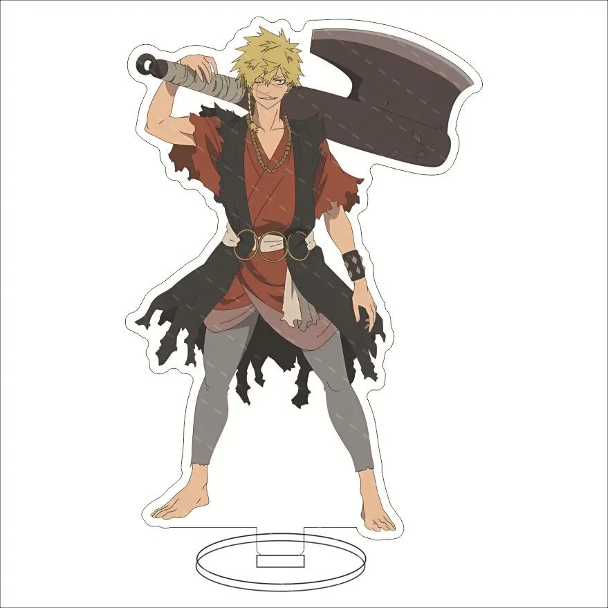 Mô hình Standee Địa ngục cực lạc x Jigokuraku Gabimaru Sagiri Nurugai Phụ kiện trang trí để bàn góc học tập