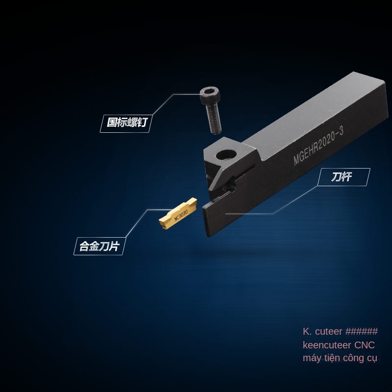 Dao Cắt cnc mgehr2020 Chuyên Dụng Cho Máy Tiện