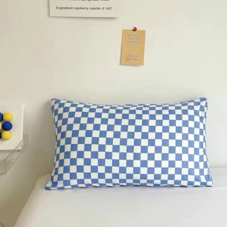 Đen Vỏ Gối Đơn / Đôi Họa Tiết Sọc Caro Trắng Đen Đơn Giản Trang Trí Phòng Ngủ