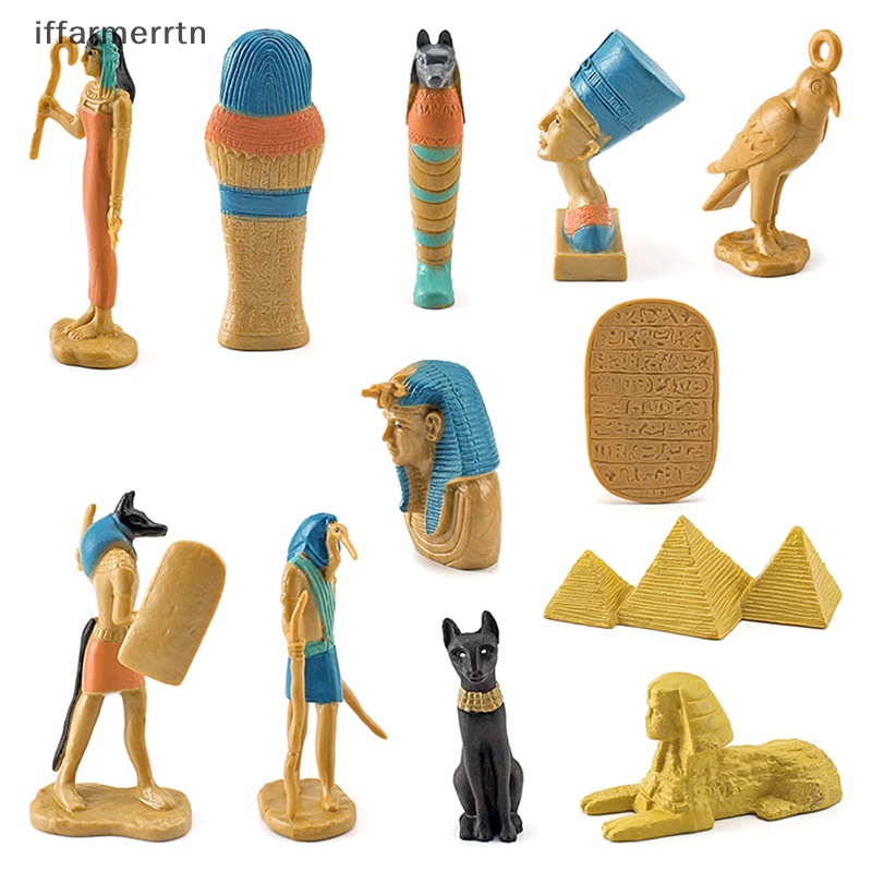 Bộ 12 Mô Hình Búp Bê Ai Cập Cổ Đại