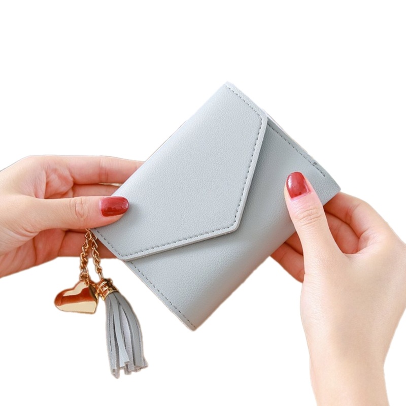 Ví Ngắn Đựng Thẻ Ngân Hàng / Danh Thiếp Có Tua Rua