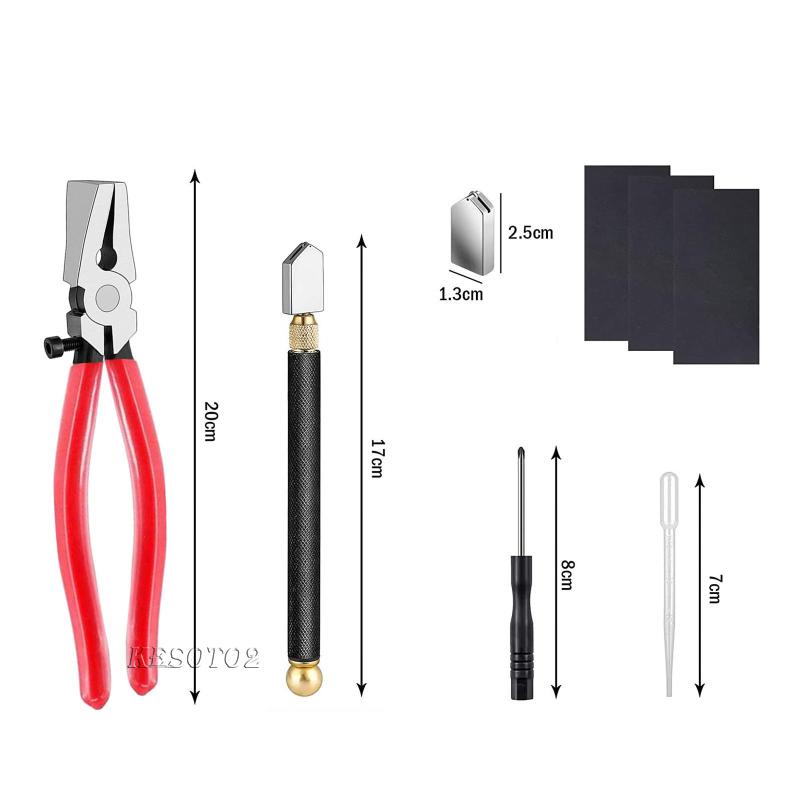 Bộ Dụng Cụ Cắt Kính / Tuốc Nơ Vít / Kìm Cắt Dầu Chịu Được Sức Nặng Dùn
