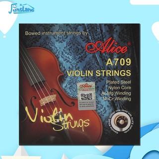 Funlane set 4 dây đàn violin alice a709 lõi thép 31 / 8 / 4 / 2