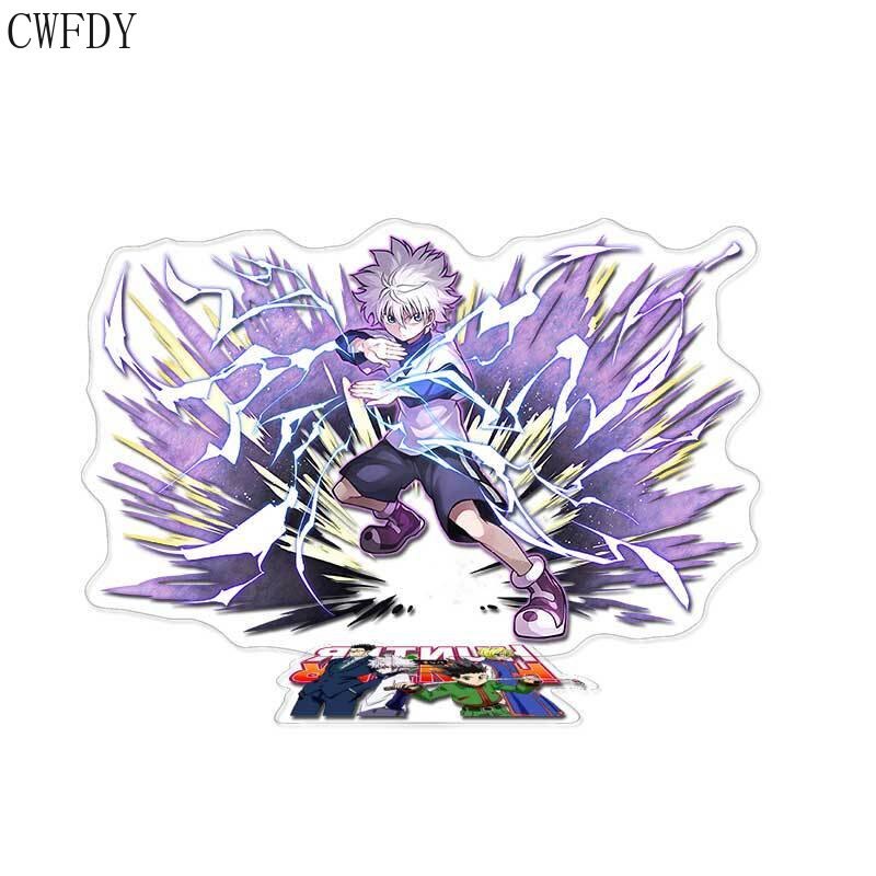 Mô hình Standee Anime Hunter X Hunter Acrylic Stand Model Hisoka Killua Gon Freecss Desk Decor Plate Action Figure 15cm