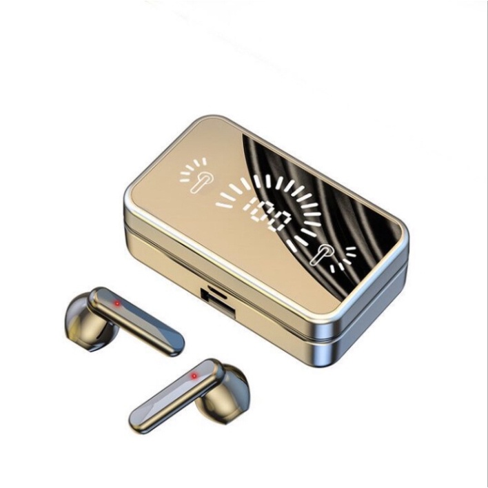 Tai Nghe Không Dây S20 Pro Bluetooth V5.2 - Âm Thanh Hifi 9D Cực Hay Có Micro màn hình LED chống thấm nước,Pin Trâu BH