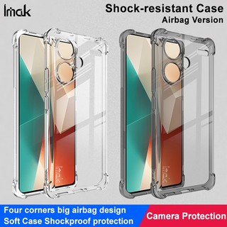 Ôp Điện Thoại Silicon Dẻo Trong Suốt imak redmi note 13 pro plus 5g redmi note13 5g redmi note 13 pro plus Ốp