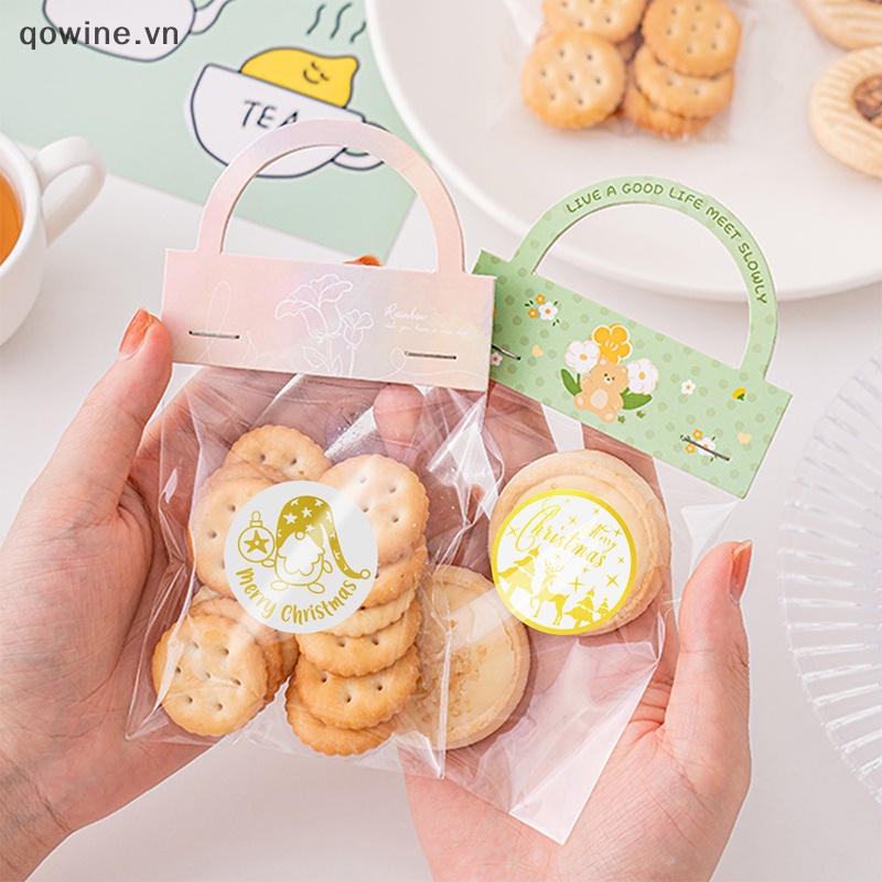 Qowine Nhãn Dán Trang Trí Giáng Sinh in Chữ thank you in the gilt Tự Dính vn