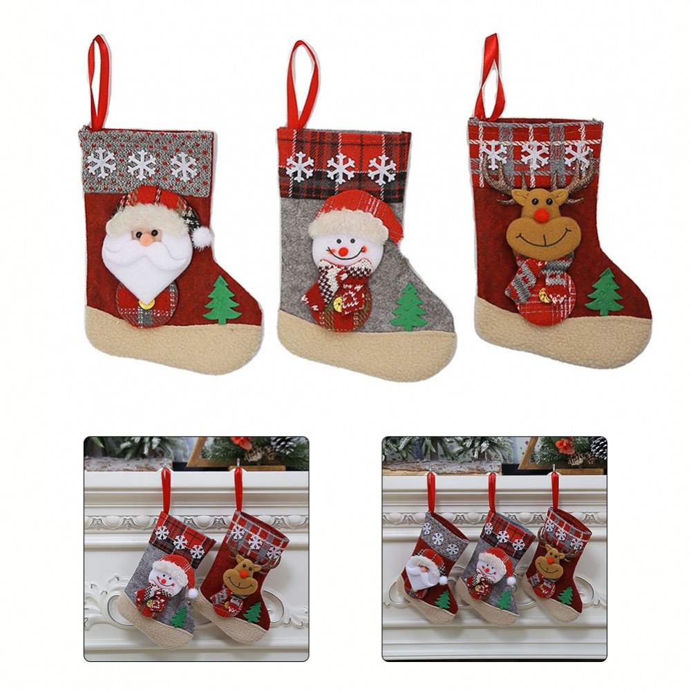 Christmas Socks Christmas Cloth Large Capacity Small Christmas Gift Bag