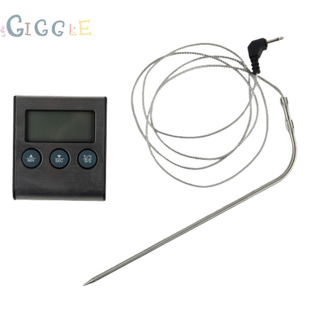 【GIGGLE】Meat Thermometer Digital Kitchen Thermometer Manually Set Cooking Tools