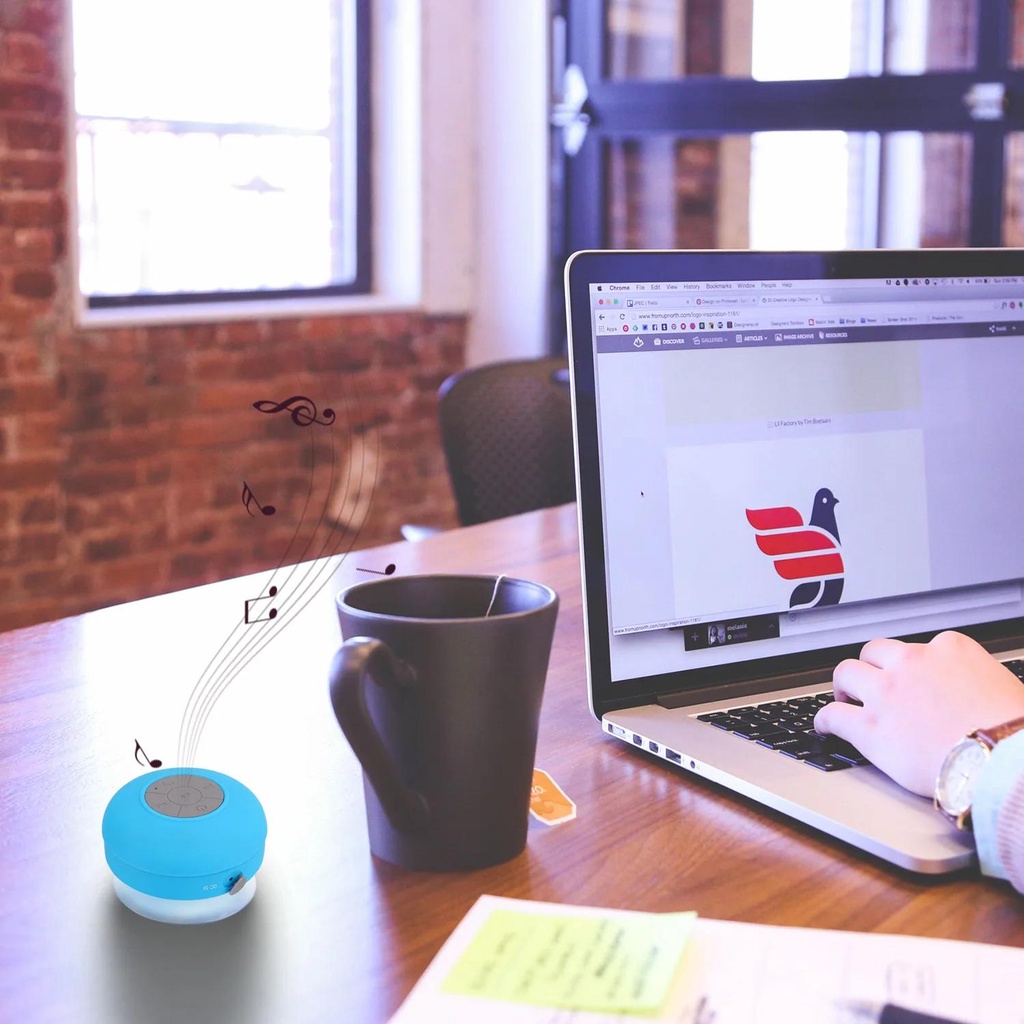 Loa bluetooth Không Dây mini Chống Nước Rảnh Tay Cho Điện Thoại / Nhà Tắm