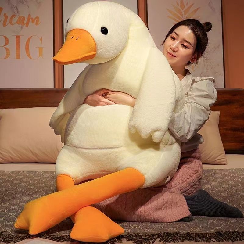 Thú Nhồi Bông Hình Con Ngỗng Trắng Đáng Yêu