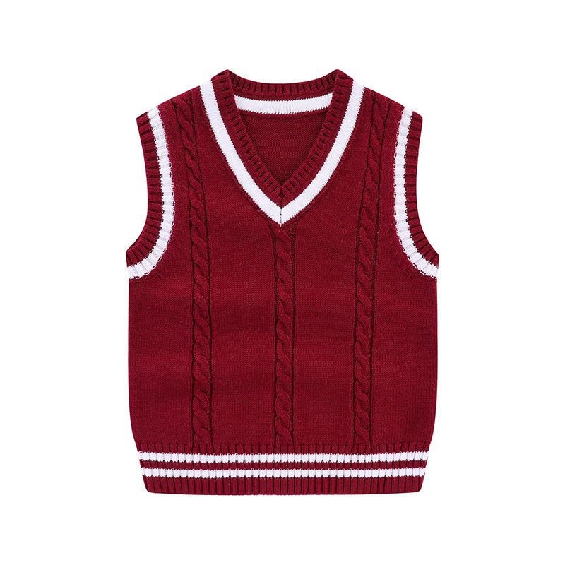 Áo sweater cotton Không Tay Thời Trang Thu Đông Dành Cho Bé