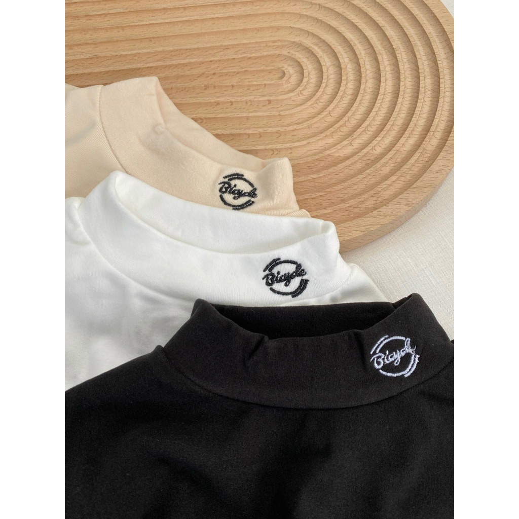 Áo giữ nhiệt thu đông dài tay cho bé trai bé gái chất cotton dày dặn
