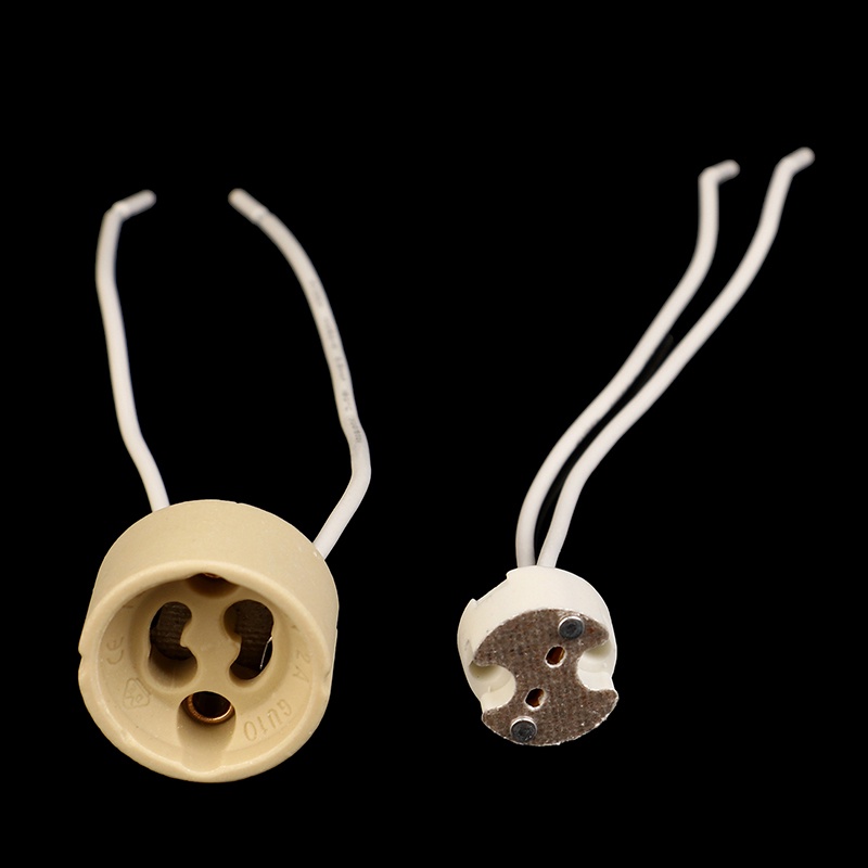 Set 5 Đuôi Đèn gu5.3 gu10 12v - 250v Chất Lượng Cao