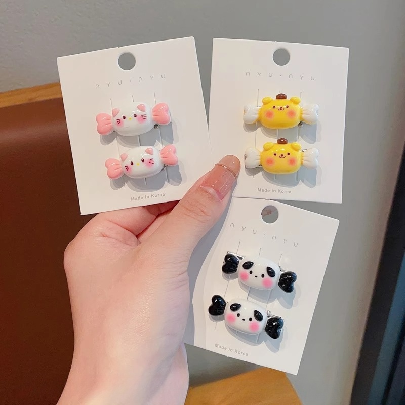 Kẹp Tóc Mỏ Vịt Hoạt Hình Dễ Thương Cho Bé Gái