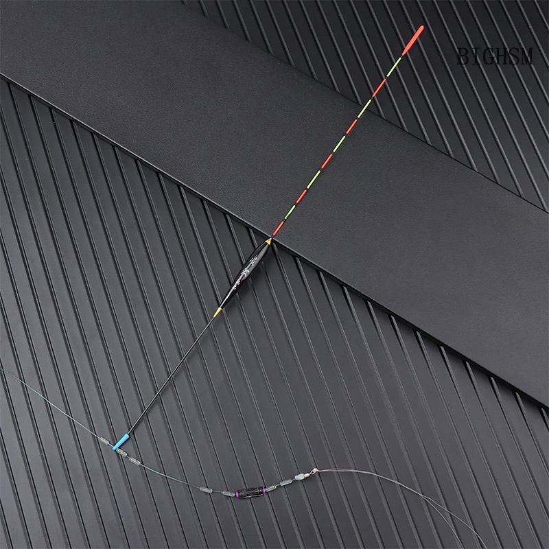 Bighsm Phao Nổi Câu Cá Bằng Gỗ Màu Dạ Quang Độ Nhạy Cao skk