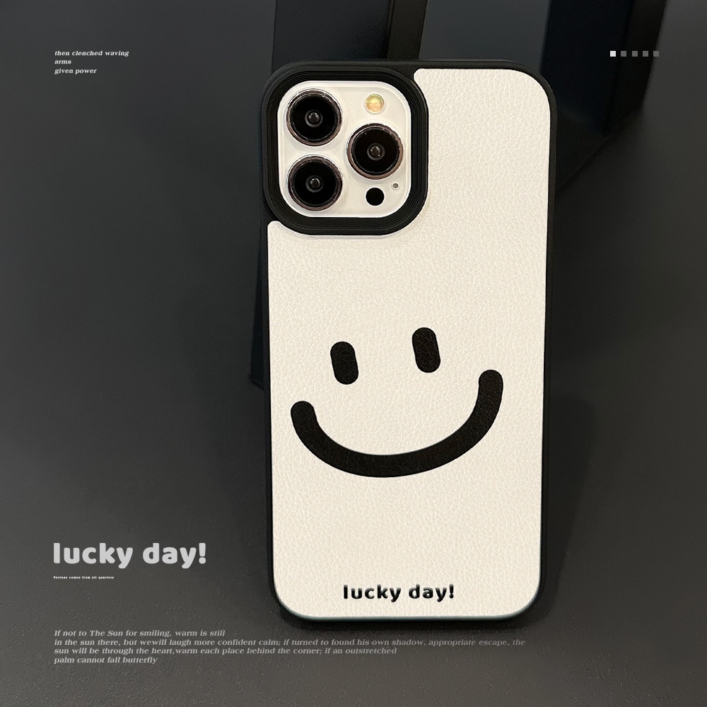 Ốp Lưng Chất Liệu tpu silicone Hình Mặt Cười Cho apple iphone 11 12 13 14 15 pro max plus