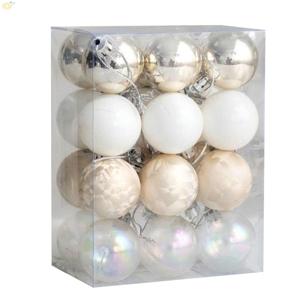 Christmas Tree 1-24pcs 2024 Accessories Baubles Tree Balls Wedding Ornament Xmas