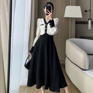 Đầm dài tay thiết kế xinh xắn nữ tính