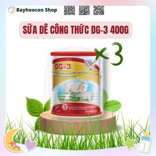 [Date 2025] Bộ 03 sản phẩm sữa Dê công thức DG-3 Goat Milk Growing Up Formula 400G