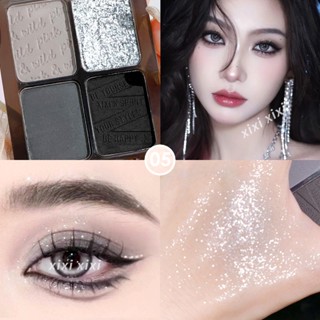 Bảng Phấn Mắt 4 Màu Sắc Tông Đất Ấm Ánh Ngọc Trai Lấp Lánh