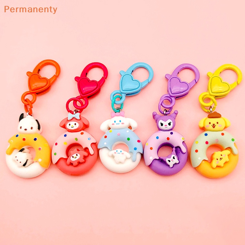 Móc Khóa Hình Bánh donut Hoạt Hình  sanrio