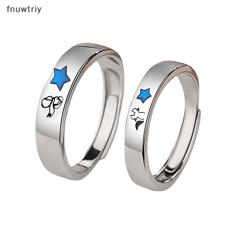 Nhẫn Cặp Đôi Hoàng Tử Bé Cáo Dễ Thương Có Thể Điều Chỉnh Quà Tặng Ngày Tình Nhân vn