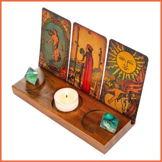Giá đỡ trưng bày thẻ bài tarot bằng gỗ tiện dụng