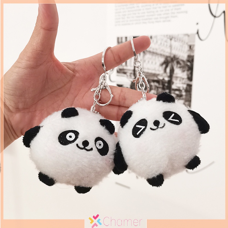 Móc Khóa Hình Gấu Trúc Nhồi Bông mini Dễ Thương Mới