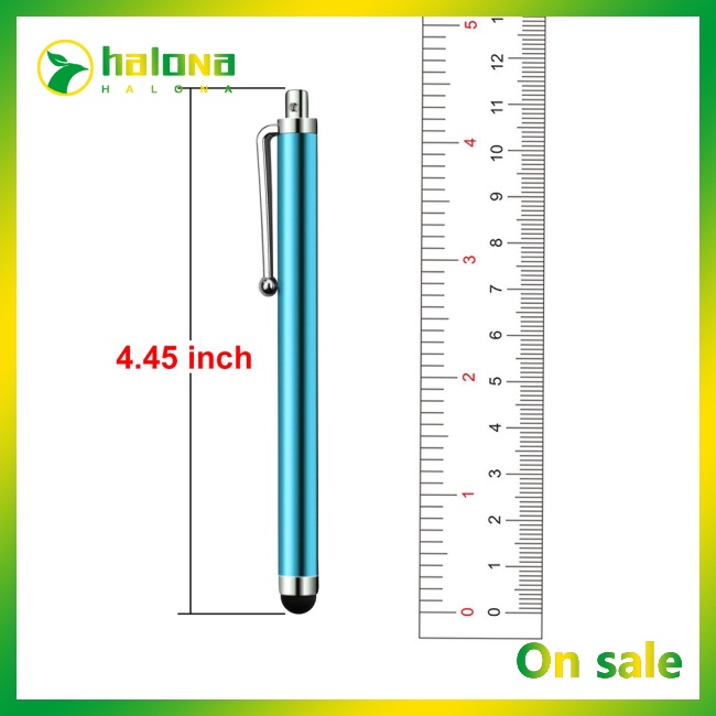 Halo Bút Cảm Ứng Màn Hình Bằng Hợp Kim Nhôm Kèm Kẹp Tiện Dụng Cho Máy Tính Bảng