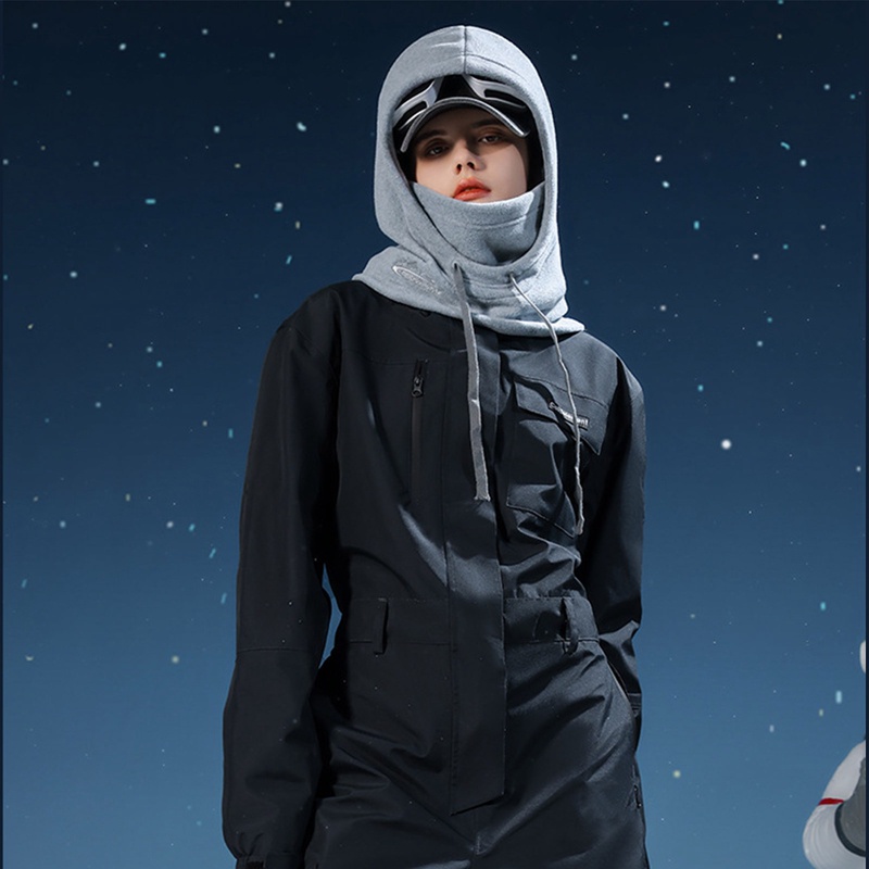 Hueqrh Mũ Trùm Đầu Thể Thao unisex Kèm Khẩu Trang Giữ Ấm Mùa Đông