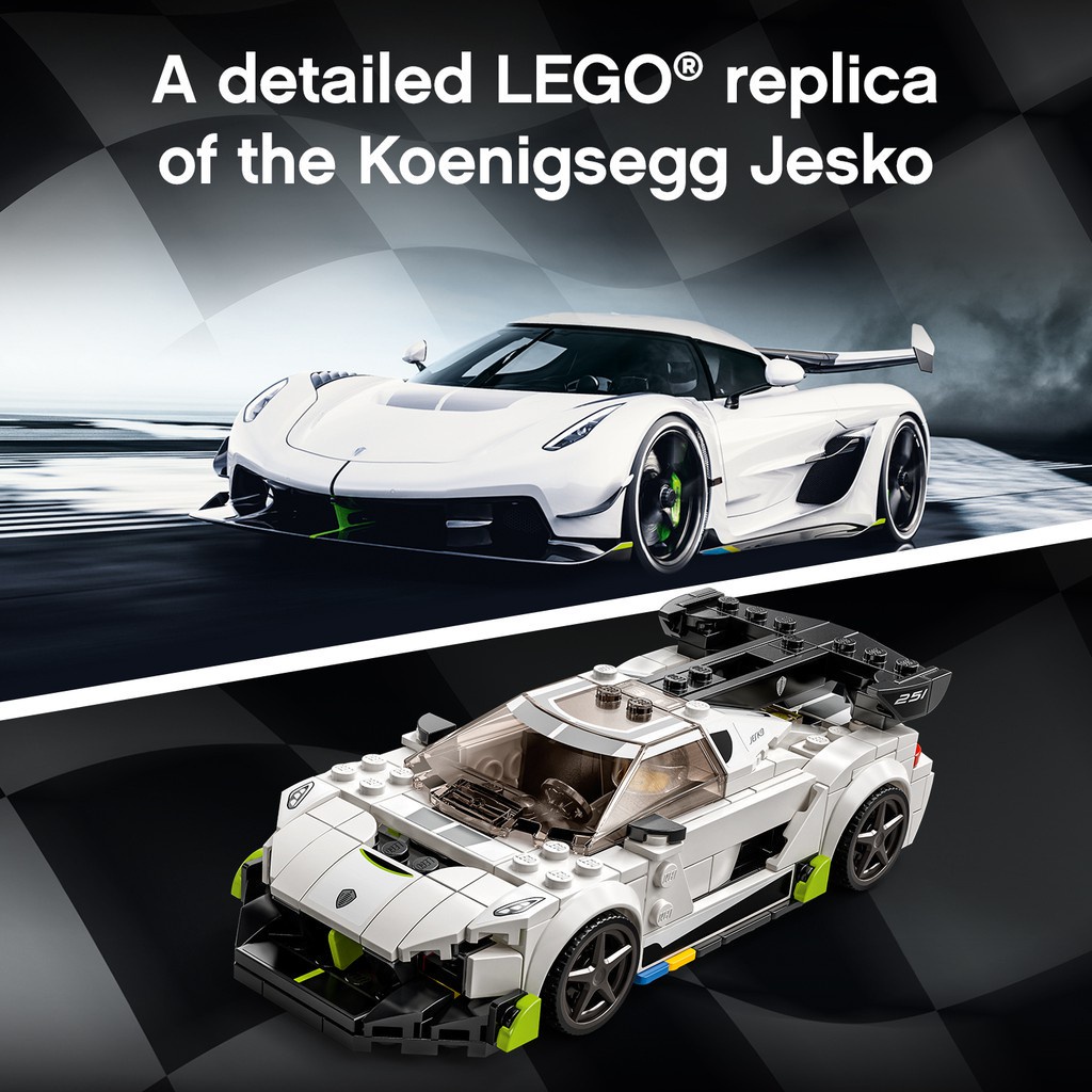 LEGO Speed Champions 76900 Siêu Xe Koenigsegg Jesko