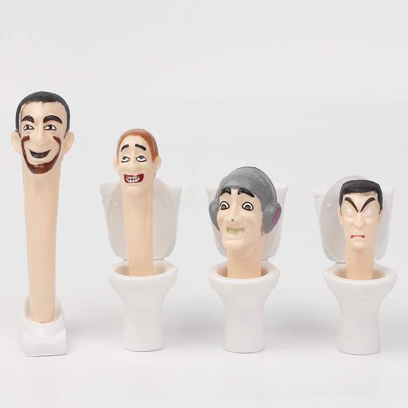 Mới Set 12 Mô Hình Mô Phỏng Nhân Vật Skibidi Toilet Ngộ NghĩnhTặng ô tô