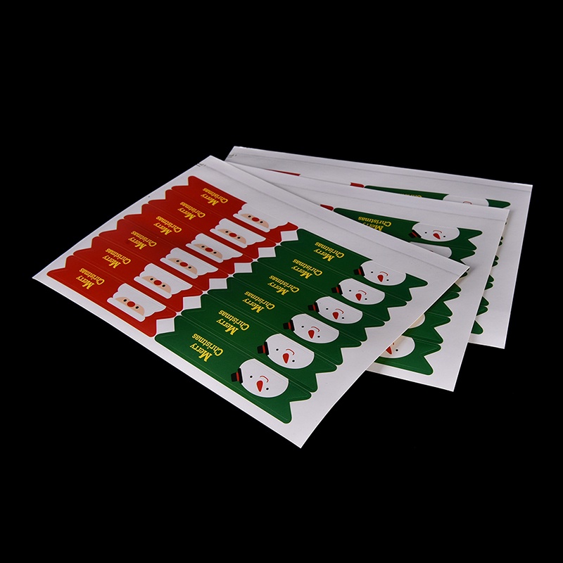 Bn Bộ 36 Miếng Dán Hình Ông Già Noel Trang Trí Giáng Sinh