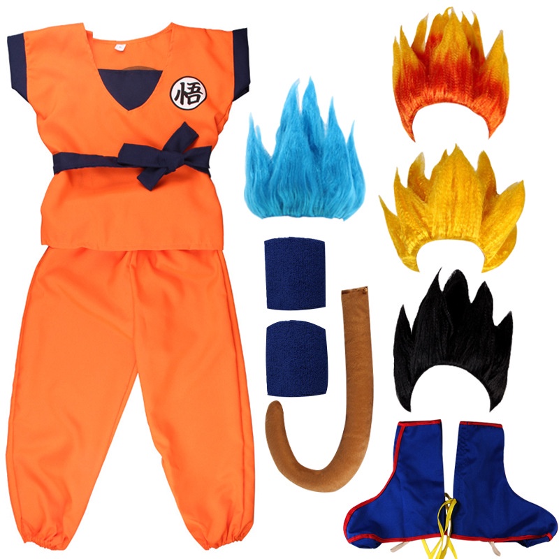 Suge Bộ Đồ Hóa Trang Nhân Vật son goku Trong dragon ball Cho Bé