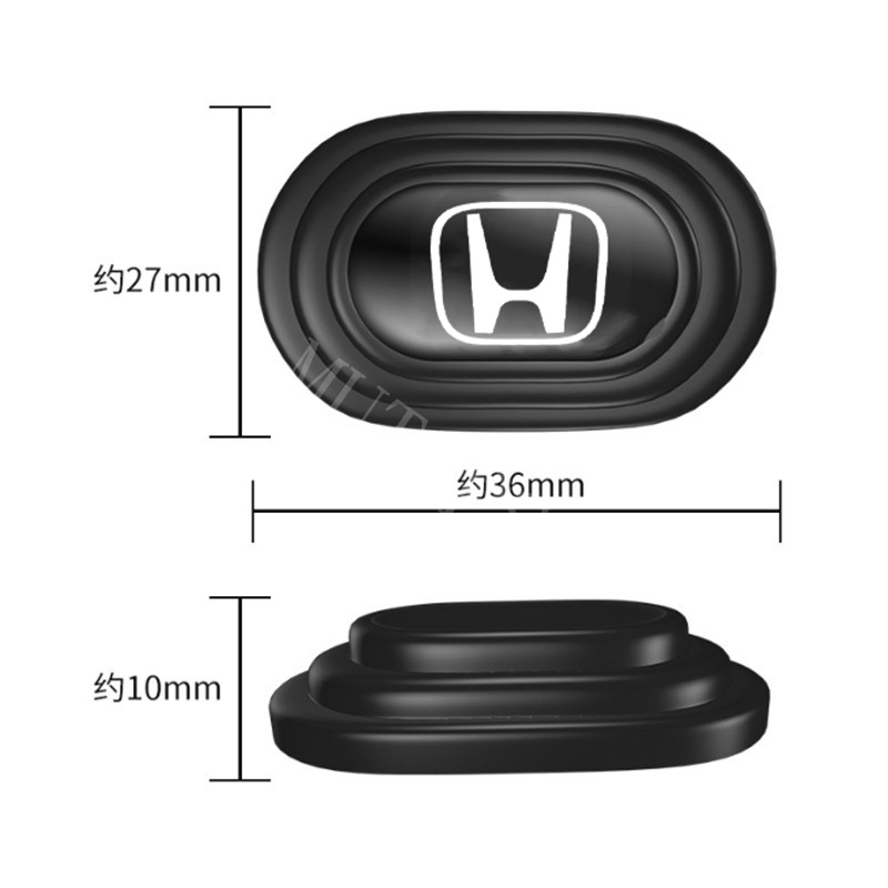 Honda Set 12 Đệm Silicon Dán Cửa Xe Hơi Chống Ồn / Va Chạm Tiện Dụng Cho brio city civic crv hrv brv accord jazz Moobilio wrv odyssey