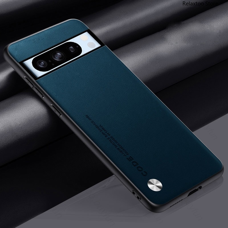 Skin Leather Leather Texture Casing For Google Pixel 8 Pro 8Pro 8A Pixel8Pro Pixel8A 5G Soft Silicone Phone Case Shockproof Lens Protection Back Cover Casing