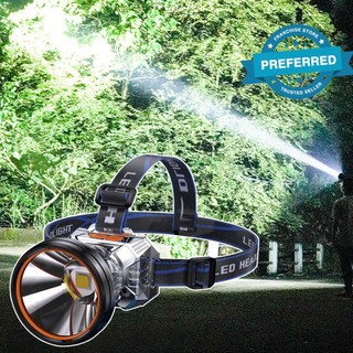 Đèn led đội đầu câu cá / săn bắn / cắm trại s7i4 sạc lại được nhỏ gọn tiện lợi