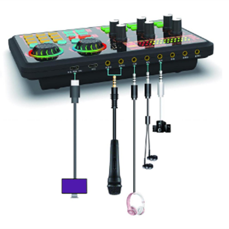 Bảng Mạch Tạo Hiệu Ứng Âm Thanh Màu Đen Cho Micro karaoke Chơi Game