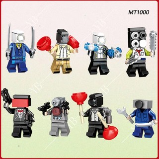 Bộ Đồ Chơi Lắp Ráp Mô Hình toilet anime Mini Cho Trẻ Em