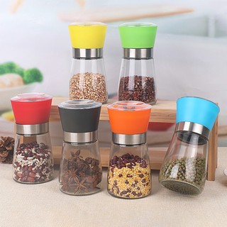 Cối xay tiêu, lọ xay tiêu, xay hạt khô bằng thủy tinh loại 1-giuse