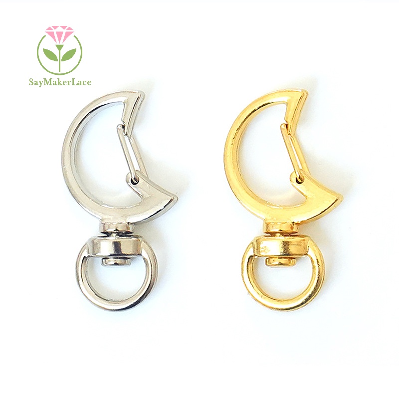 Set 10 móc khóa SayMakerLace hình tôm hùm/ mèo/ trăng/ sao dễ thương 8mm diy