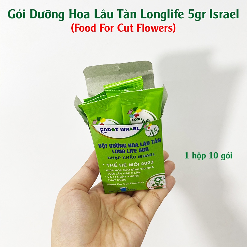 Gói dưỡng hoa tươi lâu Chrysal cho hoa cắt cành