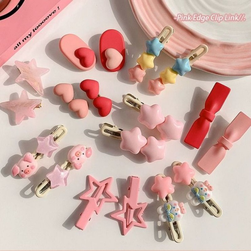 Kẹp Tóc Ngôi Sao Nhiều Màu Sắc Dễ Thương Xinh Xắn y2k dopamine