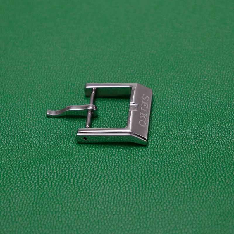 11/1✈Dây Đeo Đồng Hồ Bằng Da seiko Có Khóa Cài Bằng Thép Không Gỉ 18mm