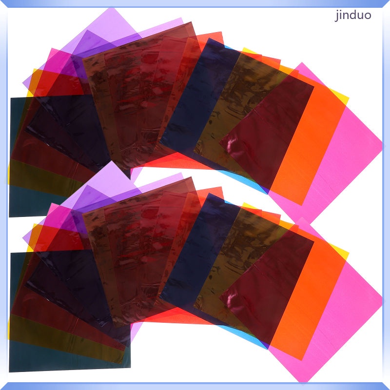 Set 84 Tấm Bóng Kính Trong Suốt Nhiều Màu Dùng Trang Trí diy