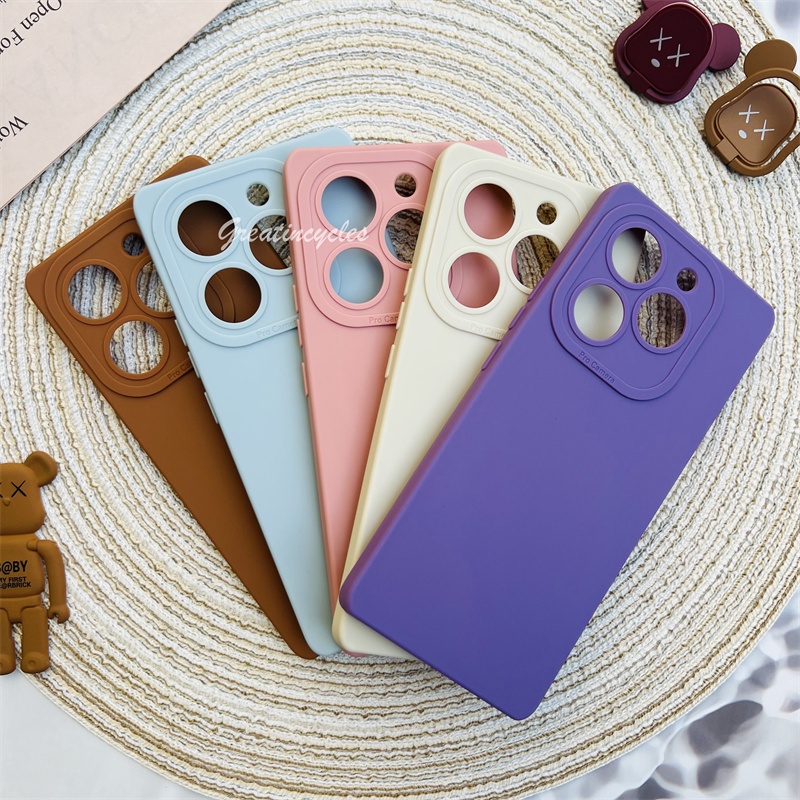 Ốp điện thoại Itel S23 Plus S23 + / S23 S665L Vỏ bảo vệ Camera silicon mềm mại mờ đầy màu sắc