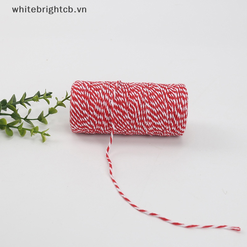 Cuộn Dây Thừng cotton 100m Dùng Gói Quà Giáng Sinh