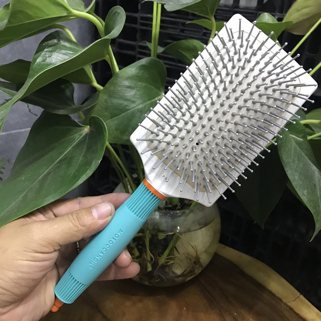 Set tinh dầu dưỡng tóc MOROCCANOIL TREATMENT 100ml + Brush Ceramic Mini Paddle